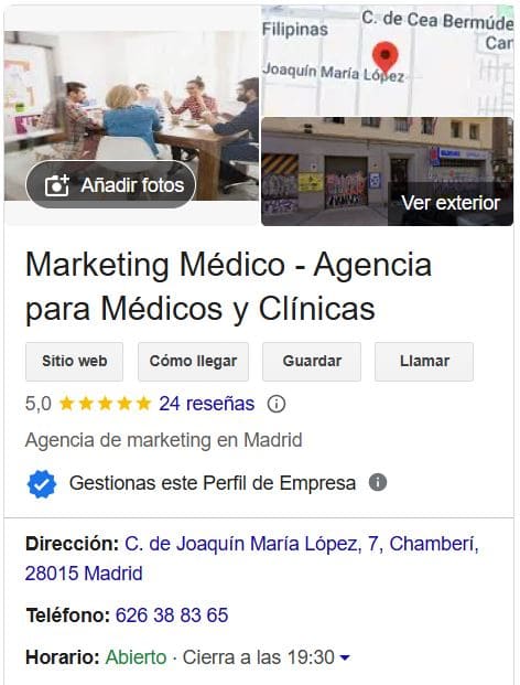 seo local para médicos