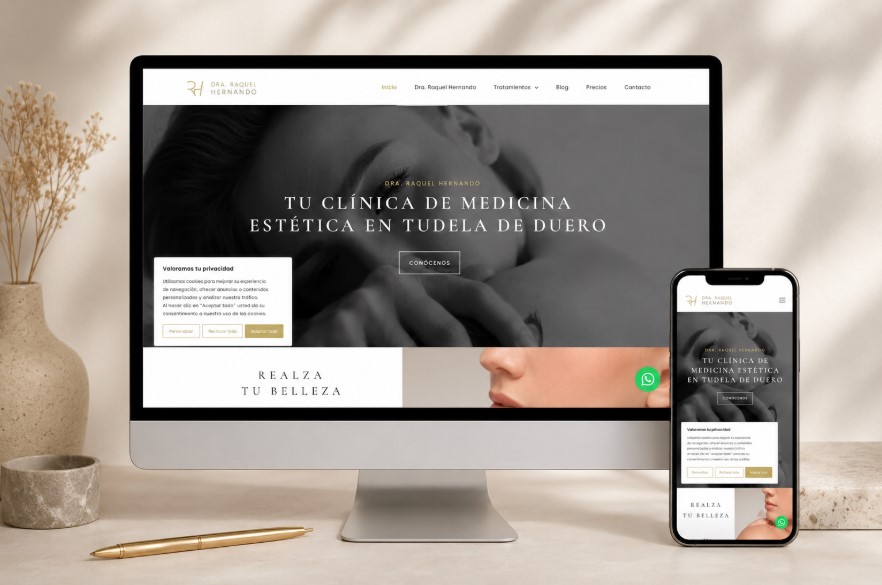 Diseño páginas web clínicas medicina estética